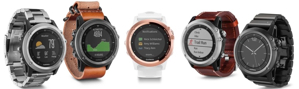 Garmin Fénix 3 (2015), Fénix 3 HR (leden 2016), Fénix Chronos (srpen 2016) 2.